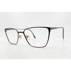Cinzia Europa CIN-5091 C2 Brown Metal Cat Eyeglasses Frames 53-17-135 Womens Pre-owned. Price: $31.99.