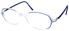 Silhouette SPX1899 6105 Austria Blue Clear 53-15-130 Eyeglasses Frame Pre-owned. Price: $35.00.
