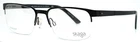 Skaga 2680 Riebnes 001 Black Mens Rectangle Half Rim Eyeglasses 55-18-140 B:38 New. Price: $42.99.