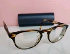 Warby Parker Baker 256 Tortoiseshell Eyeglasses Frames 49-20-145 Full Rim Case Pre-owned. Price: $33.95.