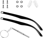 1 Replacement Temple Black Eyeglasses Arms Leg Repair Kit New. Price: $10.73.