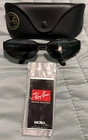 Vtg Ray Ban RB3141 006 Black Metal Wrap Sunglasses Frame 60-18 No Lenses Euc Pre-owned. Price: $199.99.
