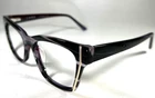 L.a.m.b. LA100 Eyeglasses Frame Purple Black Gold B:41 Size: 53-17-140 New. Price: $79.95.