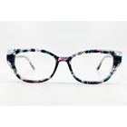Isaac Mizrahi Eyeglasses Womens Blue Pink Floral Cat IM30050A 51-16-140 Pre-owned. Price: $39.99.