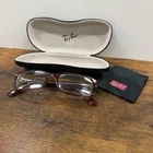 Ray-ban Eyeglasses Rb 5206 5372 Glossy Red 52MM Case & Cloth Frames Only Pre-owned. Price: $19.99.