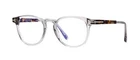 Tom Ford FT5891-B Blue Block Grey Crystal With Violet Havana (020) Eyeglasses New. Price: $269.00.