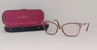 Nicole Miller Nice C02 Gold Pink Horn Eyeglasses Frames 57-17 140 Pre-owned. Price: $35.00.