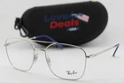 New Ray-ban 6450 2501 Silver Blue Gunmetal Authentic Eyeglasses 56-18. Price: $139.00.
