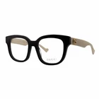 Gucci GG0958O Black / Cream Women's Eyeglasses Frames 49MM 18MM 140MM Xs - 002 New. Price: $120.00.