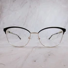 Kenneth Cole Reaction Womens Eyeglasses Black Gold KC0904-1 001 55-16-140 Pre-owned. Price: $44.99.