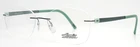 Silhouette 4497 6054 5452 Green Womens Butterfly Eyeglasses 54-17-135 B:40.7 New. Price: $124.99.
