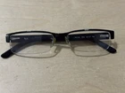 Ray-ban 6182 2509 Silver Black Rectangular Half Rim Eyeglasses 53-17-140 Pre-owned. Price: $45.00.