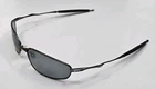 Oakley Whisker Pewter Black 60 19 Sunglasses 12-849 Metal Oval Frames Only Pre-owned. Price: $99.99.