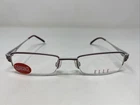 Elle EL13315 49-16-135 Burgundy/ivory Metal Half Rim Eyeglasses Frame NU63 New. Price: $40.00.
