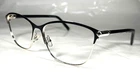 Chelsea Morgan Cm 20210 Bk/g Black Gold Eyeglasses Frame, Size: 59-16-145 New. Price: $79.93.