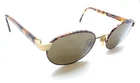 Giorgio Armani 633 832 Brown Gold Round Metal Eyeglasses Frames 49-21 135 Italy Pre-owned. Price: $94.99.