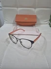 Tory Burch TY1048 3154 Brown Gunmetal Frame Orange Arms Eyeglasses 51-18-140 Pre-owned. Price: $32.00.