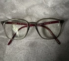 Ban Eyeglasses Frames Only Burgundy Red Crystal Gray Rb 7185 8083 52 145 Pre-owned. Price: $42.50.