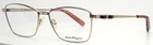 Salvatore Ferragamo SF2198 729 Gold Womens Eyeglasses 55-15-140 B:39 'as-is' New. Price: $42.97.