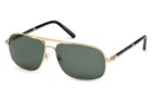 Mont Blanc Mb 513S 30N Gold-green Sunglasses 61MM New /authentic. Price: $350.00.