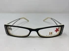 Dicaprio Dc 39 49-16-135 Black/white Full Rim Eyeglasses Frame !L15 New. Price: $44.00.