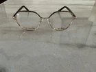 Guess 50124 005 51' Gold/black Metal Round Eyeglasses Frame 51-16-140 New. Price: $69.95.