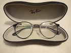 Ray-ban Eyeglasses Rb 6378 2904 Black Round Metal Frame 49 21 145 With Case Pre-owned. Price: $39.99.