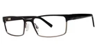 Modern Optical Modz Titanium Magnum Eyeglasses 58-19-145 Blk/gun W/ Soft Case New. Price: $34.95.