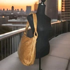 Derek Alexander Central Park Classic Hobo Light Brown Leather Handbag Pre-owned. Price: $34.99.