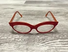 Authentic See 1936 Eyeglasses Frames Col 749 Fire Orange 50-18-140 France Womens Pre-owned. Price: $219.99.