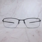 Oakley Lizard Satin Black Titanium Eyeglass Frames OX5113-0156 56-18-135 Mens Pre-owned. Price: $89.99.