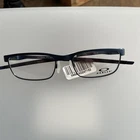 Oakley Steel Plate OX3222-0352 Rectangle Powder Midnight Eyeglasses 52-18-141 New. Price: $75.00.