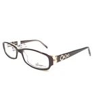 Elan 9405 Merlot/crystal Eyeglasses Frames Red Rectangular Full Rim 51-17-135 New. Price: $42.42.