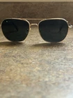 Warby Parker 2437-4 Aviator Sunglasses Gold Metal Frame Gray Lens For Men Pre-owned. Price: $50.00.
