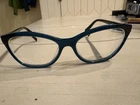 Alain Mikli Paris A03067 Cat Eyeglasses Frames Only Blue Italy 54-16 140 Pre-owned. Price: $95.00.