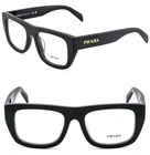 Prada Symbole PRA17V Black Logo Unisex Eyeglass Optical Frame 53MM New. Price: $253.00.