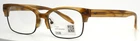 Jins MMF-15A-U287A 80 Beige Stripe Womens Rectangle Eyeglasses 54-17-150 B:36 New. Price: $34.99.