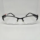 Jones York DVJ945 Black Browline Women Half Rim 48-17-135 Eyeglasses Frames. Price: $29.95.