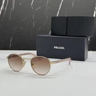 New Prada Sunglasses Gold Women Eyewear ZVN0A6, Spr. Price: $341.00.