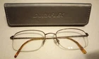Duraflex Eyeglasses Frame DF2506 Men's Coffee Metal Half Rim Rectangle 54-19-140 Pre-owned. Price: $24.99.
