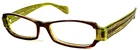 Face Axess 4 COL750 France Brown/green Crystal 51-15MM Eyeglasses Frame Pre-owned. Price: $52.50.