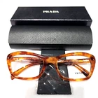 Prada VPR16N 4BW-101 Tortoise Rectangular Eyeglasses 55-18 135 Case Box Cloth New. Price: $116.99.