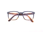 Masunaga Eyeglasses, Frames Only, #055 Blue/brown, 52-19-145, Plastic, Japan Pre-owned. Price: $159.99.