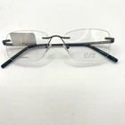 Pure Airlock Titanium Rimless Eyeglasses Refine 201 033/53-18-145 Lightweight New. Price: $69.95.
