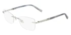 New Marchon Airlock Pure Charmed 203 040 Semi Matte Silver Eyeglasses 51/18/140. Price: $69.95.