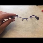Alain Mikli A0656 23 Frames Eyeglasses Half Rim Purple 54 18 130 Pre-owned. Price: $49.95.