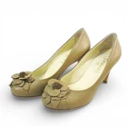 Shoes Chanel 15C G3064 X01000 Camellia Coco Mark Pumps 38C Beige Pre-owned. Price: $1017.00.