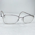 Silhouette Eyeglasses Frames 4337 6053 Silver Square 52-17 135 Austria Pre-owned. Price: $59.00.