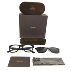 Tom Ford Eyeglasses Frames TF5970-B Eco 052 Brown Tortoise Full Rim 50-21-145 New. Price: $599.99.