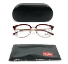 Ray-ban Eyeglasses Frame RB7216 New Clubmaster 8209 Bordeaux Rose Gold 51-20-145. Price: $93.93.